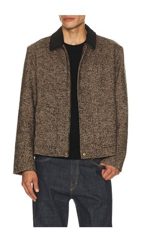 Herringbone Boxy Cropped Jacket in . - size L (also in M, S, XL/1X) - Percival - Modalova