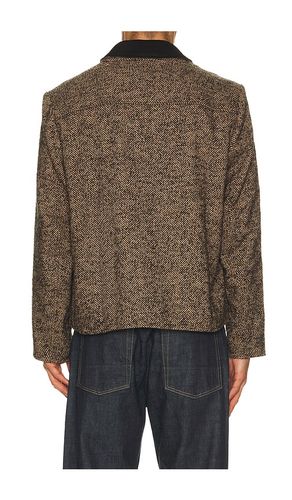 Herringbone Boxy Cropped Jacket in . - size L (also in M, S, XL/1X) - Percival - Modalova