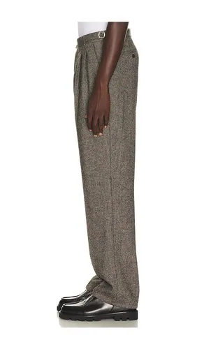Wilde Birdseye Pleated Trousers in . Size 30. Also in 34 - Percival - Modalova