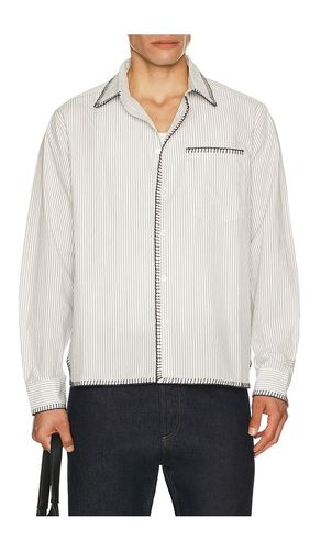 Index Stripe Pearce Shirt in Grey. - size L (also in M, S, XL/1X) - Percival - Modalova