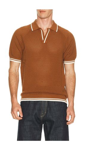Casa Martini Knitted Tennis Polo in . Size S. Also in M, L, XL/1X - Percival - Modalova