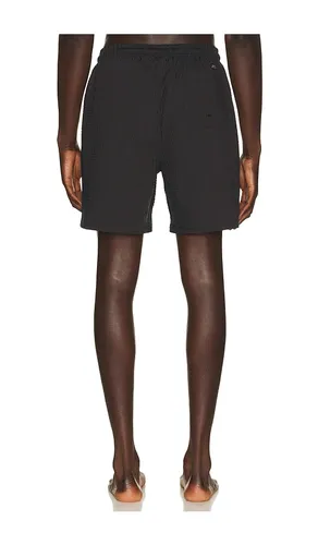 Rowan Seersucker Swim Shorts in Blue. - size 30 (also in 32, 36) - Percival - Modalova