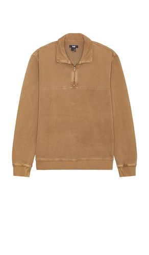 Davion Quarter Zip Pullover in Tan. - size L (also in M, S, XL) - PAIGE - Modalova