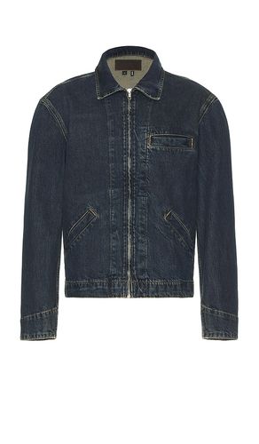 Mauricio Denim Zip Up Jacket in Blue. - size L (also in M, S, XL/1X) - PAIGE - Modalova