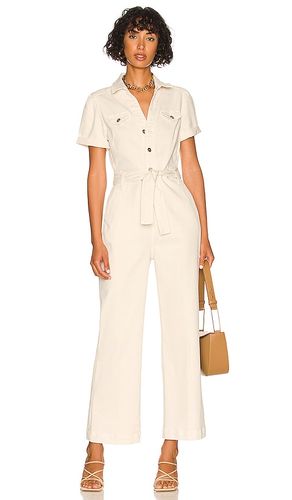 Anessa Puff Sleeve Jumpsuit in Cream. - size 12 (also in 14) - PAIGE - Modalova