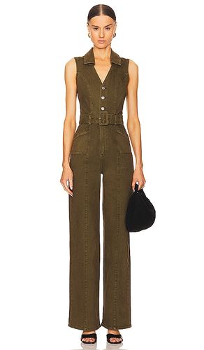 Sasha Jumpsuit in Olive. - size 0 (also in 14) - PAIGE - Modalova