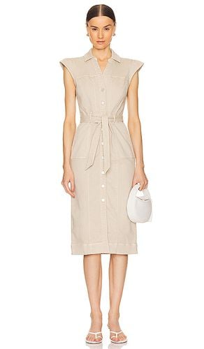 Jaxsyn Midi Dress in Beige. - size 10 (also in 12, 14, 4, 6, 8) - PAIGE - Modalova