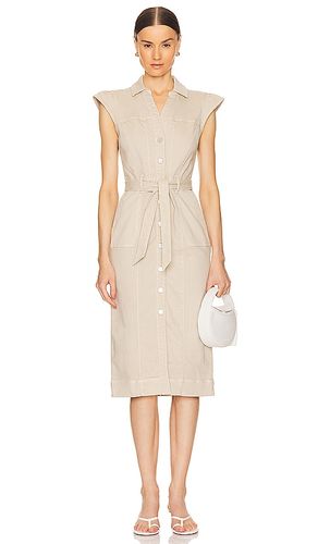 Jaxsyn Midi Dress in Beige. - size 10 (also in 12, 14, 4) - PAIGE - Modalova