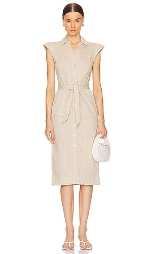 Jaxsyn Midi Dress in Beige. - size 10 (also in 12, 14, 8) - PAIGE - Modalova