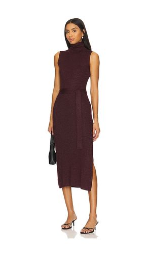 Rib Zoelle Dress in Burgundy. - size L (also in M, S, XL, XS) - PAIGE - Modalova