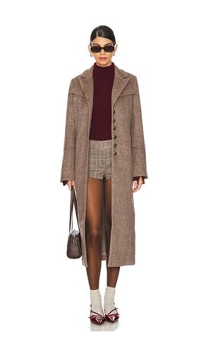 Lucrezia Coat in Brown. - size 10 (also in 4, 6, 8) - PAIGE - Modalova