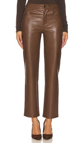 Stella Faux Leather Straight in Brown. - size 33 (also in 34) - PAIGE - Modalova