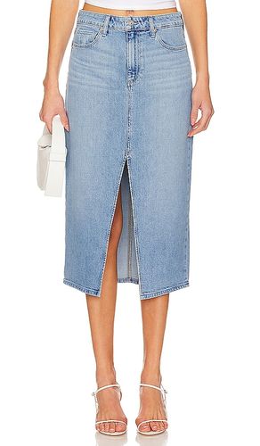 Angela Midi Skirt in Denim-Light. - size 26 (also in 34) - PAIGE - Modalova