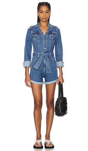 Maggy Romper in Denim-Light. - size 0 (also in 10, 12, 8) - PAIGE - Modalova