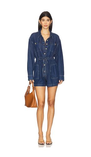 Madigan Romper in Blue. - size 0 (also in 10, 12, 14, 2, 4, 6) - PAIGE - Modalova