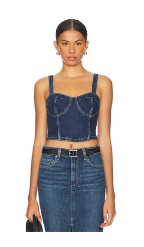 Top denim guilia en color azul talla 0 en - Blue. Talla 0 (también en 10, 12, 14, 2, 4, 6, 8) - PAIGE - Modalova