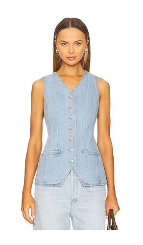Yasmin Vest in Blue. - size 10 (also in 2, 4, 6, 8) - PAIGE - Modalova