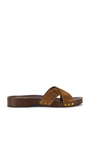 Inez Clog Sandal in Brown. - size 10 (also in 7, 7.5, 8, 8.5, 9, 9.5) - PAIGE - Modalova