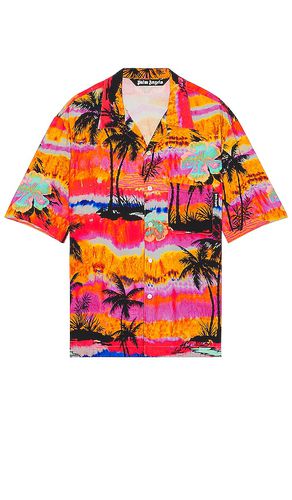 Psychedelic Palms Bowling Shirt in . Size 48, 50, 52 - Palm Angels - Modalova