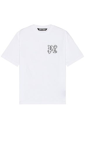 Camiseta en color blanco talla L en - White. Talla L (también en M, S) - Palm Angels - Modalova