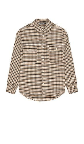 Micro Check Overshirt in . Size 50, 52 - Palm Angels - Modalova