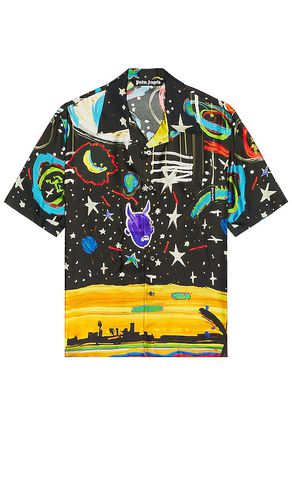 Starry Night Bowling Shirt in . Size 48, 50, 52 - Palm Angels - Modalova