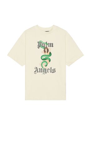 Camiseta en color crema talla L en - Cream. Talla L (también en M, S, XL/1X) - Palm Angels - Modalova