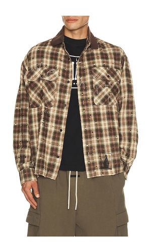Surfer Dream Check Loose Shirt in Multi. - size M (also in S, XL/1X, XXL/2X) - Palm Angels - Modalova