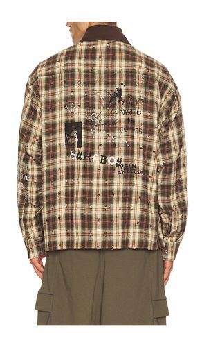 Surfer Dream Check Loose Shirt in Multi. - size M (also in S, XL/1X, XXL/2X) - Palm Angels - Modalova