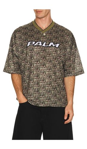 Camo Allover Palm Sport Tee in Army. - size M (also in L, XXL/2X) - Palm Angels - Modalova