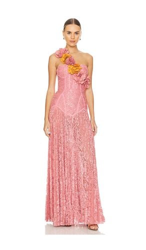 Hand Embroidered Gown in . Taglia 2, 6 - PatBO - Modalova