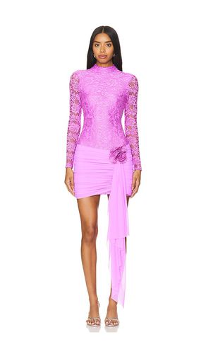 Embroidered Mini Dress in . Taglia 2 - PatBO - Modalova