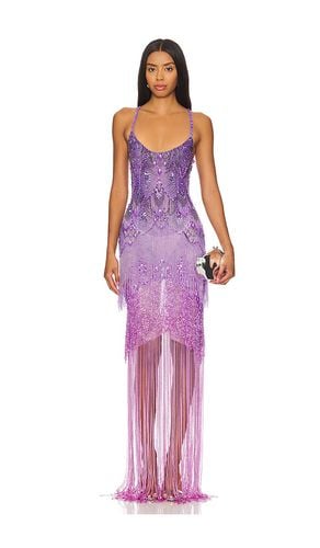 Hand Beaded Gown in Purple. - size 0 (also in 2) - PatBO - Modalova