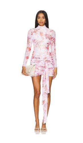 Floral Haze Stretch Tulle Mini Dress in . Taglia 8 - PatBO - Modalova