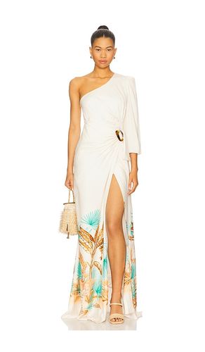 Bananeira Tropical One Shoulder Maxi Dress in . - size 0 (also in 2, 4, 6) - PatBO - Modalova
