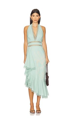 Candy Linen Midi Dress in Sage. - size 0 (also in 2, 4, 6) - PatBO - Modalova