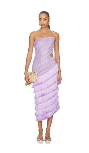 MIDI-KLEID LILA in . Größe 0. Also in 2, 4, 12 - PatBO - Modalova