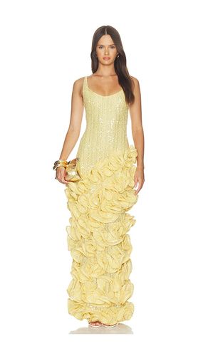 Lara Crochet Ruffle Midi Dress in . Size 0. Also in 6, 8 - PatBO - Modalova