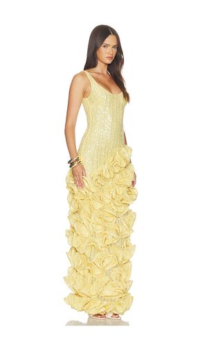 Lara Crochet Ruffle Midi Dress in . - size 2 (also in 4) - PatBO - Modalova