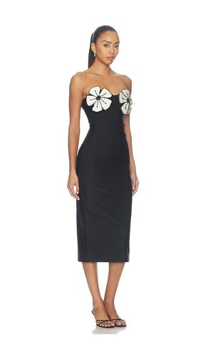 MIDI-KLEID MIDNIGHT BLOOM LYCRA in . Größe XS. Also in S, M, L, XL - PatBO - Modalova