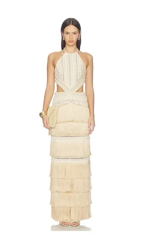 Petal Fringe Long Dress in . - size 2 (also in 4, 6, 8) - PatBO - Modalova