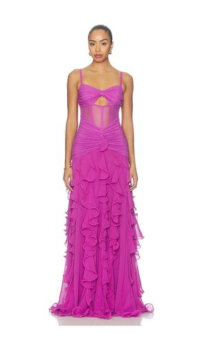 Chiffon Gloria Long Dress in . - size 0 (also in 2, 4, 6, 8) - PatBO - Modalova