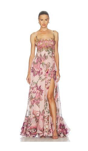 Boho Printed Flowing Slip Gown in . Taglia 0. Also in 8 - PatBO - Modalova