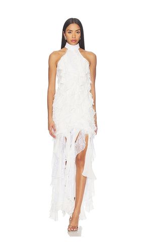 Bianca Lace Halter Gown With Layers in . Size 0. Also in 2, 4, 6, 8 - PatBO - Modalova