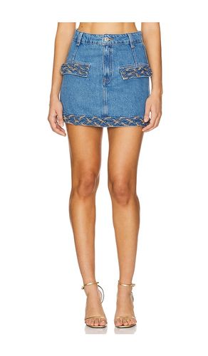 Braided Mini Skirt in -Medium. - size 2 (also in 4, 8) - PatBO - Modalova