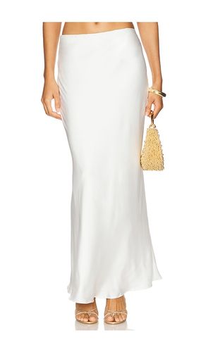 Sunset Maxi Skirt in White. - size L (also in S, XS) - PatBO - Modalova