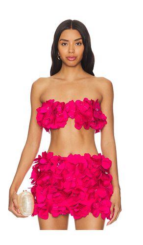 CROP-TOP HAND EMBROIDERED FLOWER in . Size S - PatBO - Modalova