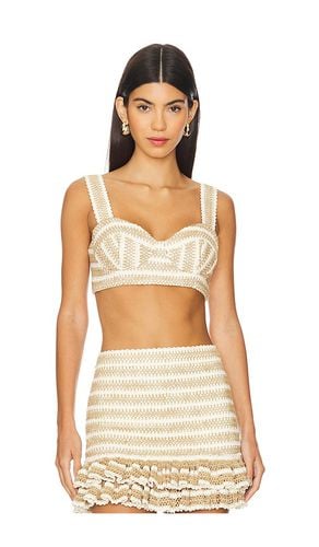 Top bralette jute en color beige talla 10 en - Beige. Talla 10 (también en 4) - PatBO - Modalova