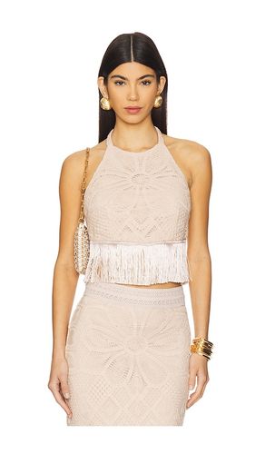 X Camila Coelho Flower Crochet Halterneck Top in . - size L (also in M, S, XL) - PatBO - Modalova
