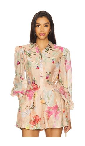 Lily Flower Shirt in Peach. - size 0 (also in 10, 2, 4, 6, 8) - PatBO - Modalova
